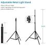 Andoer Photography Studio Softbox Lighting Kit Including 3pcs 45W Bi-Color 5500K Dimmable LED Lights 20 X 28inch Softbox 2m Light Stands Carry Bag for Photo Video Shoot