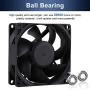 Wathai EC Axial Fan AC 110V 115V 120V 220V 240V Brushless Cooling Fan 80mm x 25mm