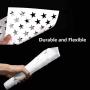 American Flag Star Stencil Templates - 6 Pack 50 Stars 1776 13 Stars Flag Stencils for Painting on Wood and Walls, Reusable Plastic Stencils in 3 Sizes for Wood Burning & Wall Art