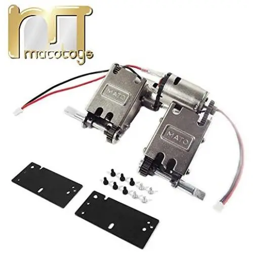 Mato 5:1 Steel Gearbox with Bearings for 1 16 Henglong 3818 Tiger 1 Tank Model Metal Engine Motor Box Upgrade Parts Accessories Mato 5:1 Steel Gearbox with Bearings for 1 16 Henglong 3818 Tiger 1 Tank Model Metal Engine Motor Box Upgrade Parts Accessories