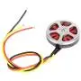 VGEBY Brushless Motor, 5010-360KV 1PCS Metal Outdoor Big Load Multiaxis Thick Line Hollow Cover Double Bearing Brushless Motor(Negative Tooth)