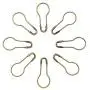 Firefly 1000pcs Bronze Metal Gourd Pin/Calabash Pin/Safety Pins/Bulb Pin/Bead Needle Pins/Clothing Tag Pins DIY Home Accessories