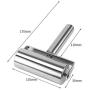 Stainless Steel Rolling Pin Pastry Pizza Fondant Bakers Roller Metal Kitchen Utensils Ideal for Baking Dough, Pizza, Pie, Pastries, Pasta and Cookies