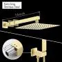 KES Shower System 10 Inches Rain Shower Head with Handheld Shower Faucets Sets Complete Pressure Balance Shower Valve and Trim Kit Brushed Brass, XB6230-BZ KES Shower System 10 Inches Rain Shower Head with Handheld Shower Faucets Sets Complete Pressure Balance Shower Valve and Trim Kit Brushed Brass, XB6230-BZ