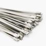 20'' Supreme 316 Stainless Steel Cable Zip Ties, 150 lb, (100 Piece)