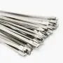 20'' Supreme 316 Stainless Steel Cable Zip Ties, 150 lb, (100 Piece)