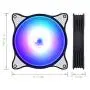 PC Case Fan Computer Case Fan,Long Life 120mm High Airflow Quiet Edition Colourful LED Case Fan for PC Cases, Radiators 4-Pack, PC Case Fan Computer Case Fan,Long Life 120mm High Airflow Quiet Edition Colourful LED Case Fan for PC Cases, Radiators 4-Pack,