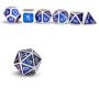 N/D DND Role Playing Dungeons and Dragons Metal Dice Set Pathfinder RPG Games DND Dice
