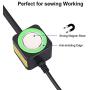 Sewing Machine Light，Tohoer 10W 40 LED Light Lamp Magnetic Base Switch with Flexible Silone Coating Gooseneck for Sewing Machine Working Light, Drill Presses, Desks, Music Stands, Craft, Workbenches