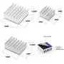 Smalloo 40 PCS Aluminum Heatsinks Kit with Thermal Conductive Adhesive Tape for Raspberry Pi/CPU/GPU VGA/RAM/VRAM/VRM/IC/Chips LED/MOSFET Transistor Smalloo 40 PCS Aluminum Heatsinks Kit with Thermal Conductive Adhesive Tape for Raspberry Pi/CPU/GPU VGA/RAM/VRAM/VRM/IC/Chips LED/MOSFET Transistor