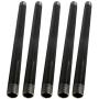 Supply Giant 3/4 Inch x 60 Inch Black Steel Pipe, Threaded Three Quarter Inch Malleable Fitting Build DIY Vintage Furniture, (Pack Of 5)