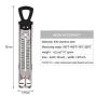 Candy Thermometer with Pot Clip Stay Cool Hanging Handle Professional Cooking Oil/Deep Fry Thermometer Candy Thermometer with Pot Clip Stay Cool Hanging Handle Professional Cooking Oil/Deep Fry Thermometer