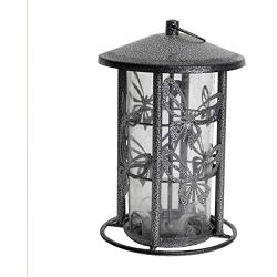 Heath Outdoor Products 21239 Wild Bird Feeder, 3-Pound Butterfly Seed Capacity Decorative Metal Wi