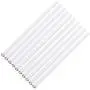 MonkeyJack 10 Pieces China Markers HB Pencils Set Drawing Marking Crayon Pencil for Coloring Drawing Marking on The Wood Glass Garments Metal Fabrics Porcelain Film Paper Plastic - White