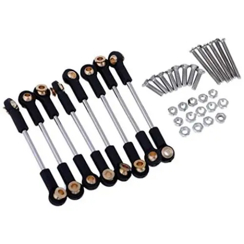for WPL Upgrade Full Metal Spare Part WPL OP Fitting Metal Accessories Link Set for WPL C14 C24