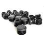 3/4 Inch Round Plastic Plug / 20 Pack/Black Tubing End Cap Plug/Used with 14-20 Gauge Tube Wall Thickness/Durable Chair Glide/Provides Protection on Flooring, by EZENDS.(20)…