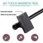 Magnetic Curtain Rods for Metal Doors Multi-Use Curtain Rods for Small Windows Cafe Sidelight and Iron Steel Places, 1/2 Inch Diameter, Tool Free (2 Pack, Adjust from 9 to 16 Inch, Black) Magnetic Curtain Rods for Metal Doors Multi-Use Curtain Rods for Small Windows Cafe Sidelight and Iron Steel Places, 1/2 Inch Diameter, Tool Free (2 Pack, Adjust from 9 to 16 Inch, Black)