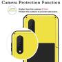 Simicoo Samsung A30S Military Metal Bumper Silicone Case Full Body Cover Built-in Gorilla Glass Heavy Duty Hybrid Shockproof Armor Impact Rugged Tough Case for Galaxy A30S (A30S, Yellow)