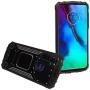 CELZEN - for Motorola Moto G Stylus XT2043, Moto G Power XT2041 (2020 Version) - Aluminum Metal Hybrid Phone Case - ZY1 Black