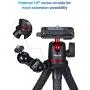 ULANZI Camera Tripod, Mini Flexible Tripod Stand with Hidden Phone Holder w Cold Shoe Mount, 1/4 Screw for Magic Arm, Universal for iPhone 11 Pro Max XS Max X 8 7 Samsung Canon Nikon Sony Cameras ULANZI Camera Tripod, Mini Flexible Tripod Stand with Hidden Phone Holder w Cold Shoe Mount, 1/4 Screw for Magic Arm, Universal for iPhone 11 Pro Max XS Max X 8 7 Samsung Canon Nikon Sony Cameras