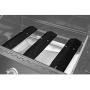 Unicook Universal Replacement Heavy Duty Adjustable Porcelain Steel Heat Plate Shield, Heat Tent, Flavorizer Bar, Burner Cover, Flame Tamer for Gas Grill, Extends from 11.75'' up to 21'' L, 4 Pack