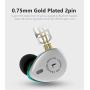 KBEAR KB06 in Ear Headphone,H HIFIHEAR IEM 2BA 1DD Stereo in Ear Earphone, HiFi Over Ear Earbud Headset Noise Cancelling Hybrid Earphone with Removable Cable (No Mic, KB06 Silver)