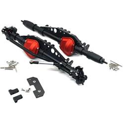 Aluminum Axle Front & Rear Axle for 1/10 RC Crawlers Axial Wraith 90018 90048 90053