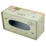 WHHOME Decorative Metal Tissue Holder Country Rural Rectangular Tissue Box Cover - Bathroom, Kitchen, Office Room