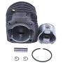 Haishine Nikasil Plated 46mm Cylinder Piston Ring Pin Bearing Oil Seal Kit Fit Husqvarna 51 55 Rancher Chainsaw #503609171,503 60 91-71