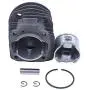 Haishine Nikasil Plated 46mm Cylinder Piston Ring Pin Bearing Oil Seal Kit Fit Husqvarna 51 55 Rancher Chainsaw #503609171,503 60 91-71