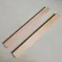 Btibpse Wooden Drawer Slides 17-3/4 Inches Classic Wood Center Guide Track with Slide Glides 45cm (1 pcs)