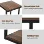 Tangkula 3-Tier Sofa Side Table, Nightstand with Storage Shelf, Sturdy Metal Frame, Ladder-Shaped Chair Side Table, Brown Tabletop Storage Shelf for Living Room or Bedroom (Brown) Tangkula 3-Tier Sofa Side Table, Nightstand with Storage Shelf, Sturdy Metal Frame, Ladder-Shaped Chair Side Table, Brown Tabletop Storage Shelf for Living Room or Bedroom (Brown)