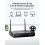 Victure 1080P IP Security Camera, Compatible with 8CH NK200 Wireless Security Camera System, Waterproof, Night Vision, Motion Alert