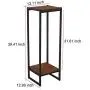 Iron & Wood Dismountable Plant Stand Wood Shelf Display Shelf IRWS1629h Iron & Wood Dismountable Plant Stand Wood Shelf Display Shelf IRWS1629h
