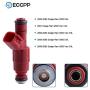 Fuel Injectors ECCPP High Performance 8pcs 1 Hole Fuel Injector Kits 0280155934 Fit for Dodge Dakota/Durango/Ram 1500/Ram 1500 Van/Ram 2500/Ram 2500 Van/Ram 3500/Ram 3500 Van