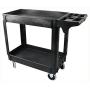 MaxWorks 80855 500-Pound Service Cart With Two Trays (40'' x 17'' Overall Dimensions)