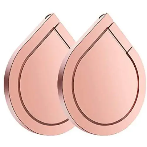 Phone Ring Holder, 2PCS Full-metal 360° Rotation Phone Grip Kickstand Work on Magnetic Car Holder Universal Finger Ring Stand for iPhone 8 7 7 Plus 6S 6 5 5S, Samsung Galaxy and iPads (Rose Gold) Phone Ring Holder, 2PCS Full-metal 360° Rotation Phone Grip Kickstand Work on Magnetic Car Holder Universal Finger Ring Stand for iPhone 8 7 7 Plus 6S 6 5 5S, Samsung Galaxy and iPads (Rose Gold)