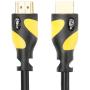Postta HDMI Cable(10 Feet Yellow) Ultra HDMI 2.0V Support 4K 2160P,1080P,3D,Audio Return and Ethernet - 1 Pack