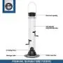 Droll Yankees Onyx Clever Clean and Fill Mixed Seed Bird Feeder, 18 Inches, 4 Ports, Black Droll Yankees Onyx Clever Clean and Fill Mixed Seed Bird Feeder, 18 Inches, 4 Ports, Black