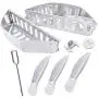 soldbbq Stainless Steel Charcoal Basket and One-Touch Cleaning System Kit for 22-1/2'' Weber Kettle Grill, Replacement Parts for Weber Charcoal Grills, Master Touch Series soldbbq Stainless Steel Charcoal Basket and One-Touch Cleaning System Kit for 22-1/2'' Weber Kettle Grill, Replacement Parts for Weber Charcoal Grills, Master Touch Series