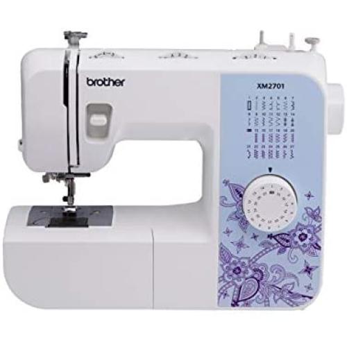 Brother XM2701 Sewing Machine, Lightweight, Full Featured, 27 Stitches, 6 Included Feet
