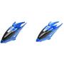 Syma S107 Full Replacement Parts Set for Syma S107 RC Helicopter, Syma Head Cover S107G-01, Syma Main Blades S107G-02, Syma Tail Decorations S107G-03, Syma Connect Buckle x2 S107g-04, Syma Balance Bar S107G-05, Syma Tail Blade S107G-06 - Blue set
