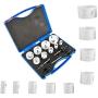 Patioer 15 Pcs Hole Saw Kit High Speed Steel M42 for Metal and Wood General Purpose 3/4'' to 2-1/2'' in Carrying Case