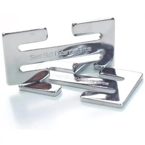 Seatbelt-Adjusting Clips (2-Pack) Helpful Tool to Position The Webbing, Makes Buckling Up Possible - Helps You Breathe Again Metal Seatbelt-Adjusting Clips (2-Pack) Helpful Tool to Position The Webbing, Makes Buckling Up Possible - Helps You Breathe Again Metal