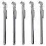 SYFGO Pencil Tire Pressure Gauge (10-50 PSI ) Low - High Air Pressure Gauge with Heavy Duty Chrome Metal Head , Accurate Portable Tire Measurement Tool for Car Truck RV and Bicycle ( 5-Pack )