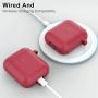 Marge Plus for Airpods Case Cover with Keychain, Silicone Skin Cover for Women Men Compatible with Apple Airpods 2/1 Charging Case (Front LED Visible)