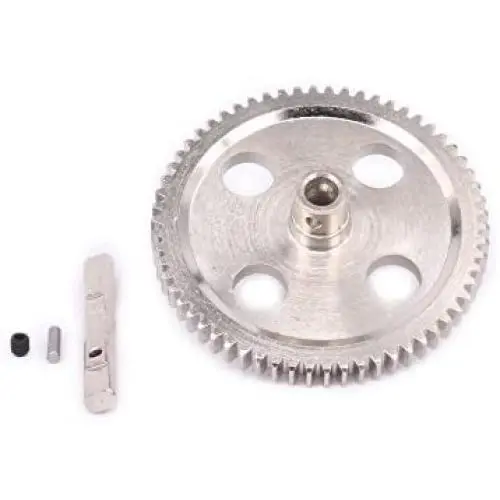 RC Metal Steel Differential Center Gear 62T CNC Machined 0015 for 1/12 Wltoys 12428 12628 12423 Short Course Buggy Off-Road Car Upgrades Parts (Silver) RC Metal Steel Differential Center Gear 62T CNC Machined 0015 for 1/12 Wltoys 12428 12628 12423 Short Course Buggy Off-Road Car Upgrades Parts (Silver)