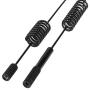 2Pcs RC Antenna, Black Metal Decoration Accessory Parts Simulation Antenna for Traxxas TRX-4 RC Crawler Car