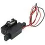 Tbest RC Winch, Black Plastic Metal Automatic Winch Upgrade Parts Fit for 1/16 RC Car WPL C34 C34K C34KM