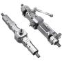 VERBAY Metal Front & Rear Bridge Axle Gear Box for WPL C14 C24 C34 C44 B14 B24 1/16 RC Truck Car Upgrade Parts Accessories